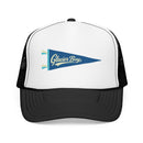 Glacier Bay National Park Pennant Trucker Hat — Vintage Foam Mesh Cap-3