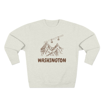 Premium Washington Gondola Ski Mountain Sweatshirt