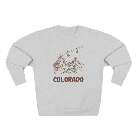 Premium Colorado Gondola Ski Mountain Sweatshirt