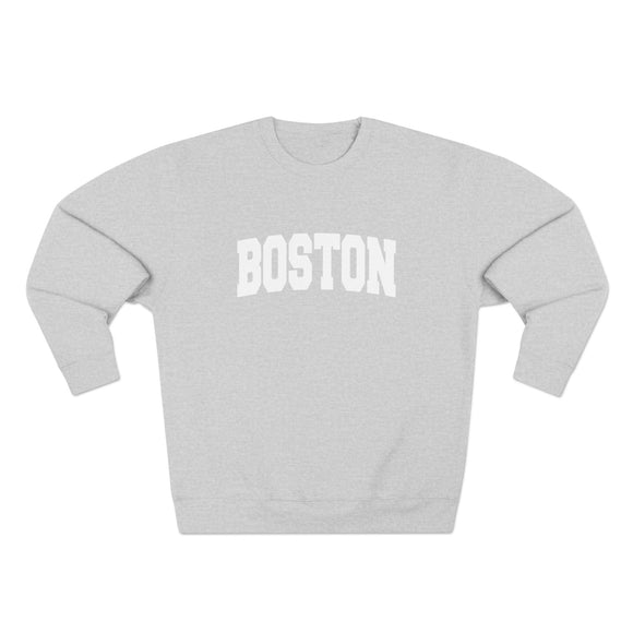 Premium Boston, Massachusetts Retro Graphic Sweatshirt