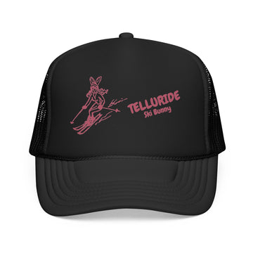 Telluride, Colorado Ski Bunny Foam Trucker Hat - 0