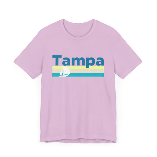 Tampa, Florida T Shirt - Sailboat Graphic Tee