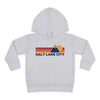 Salt Lake City, Utah Toddler Hoodie - Unisex Mountain Salt Lake City Pullover Sweatshirt, Kids Hooded Jumper, Utah Souvenir
