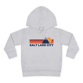 Salt Lake City, Utah Toddler Hoodie - Unisex Mountain Salt Lake City Pullover Sweatshirt, Kids Hooded Jumper, Utah Souvenir