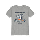 Snowmass Village, Colorado Yeti Snowboard Youth Tee - Kids Skiing Shirt-3