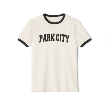 Park City, Utah Cotton Ringer Graphic Tee - Unisex Park City T Shirt, Vintage Style Tee, Men's/Women's Tee - 0
