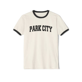 Park City, Utah Cotton Ringer Graphic Tee - Unisex Park City T Shirt, Vintage Style Tee, Men's/Women's Tee