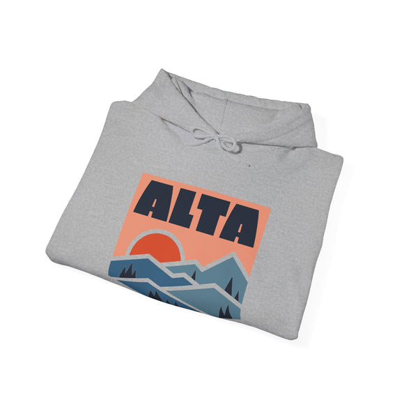 Alta, Utah Hoodie - Unisex Alta Hoodie Graphic Sweatshirt