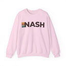 Nashville, Tennessee NASH Retro Stripe Sweatshirt-5