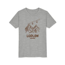 Ludlow, Vermont Youth T-Shirt — Vintage Gondola Ski Mountain Tee-3