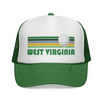 West Virginia Retro West Virginia Trucker Hat - 0