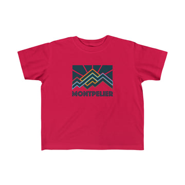 Buy red Montpelier, Vermont Toddler T-Shirt - Toddler Montpelier Shirt