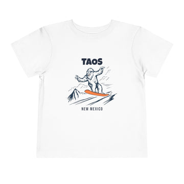 Taos, New Mexico Yeti Snowboard Toddler Tee - 0