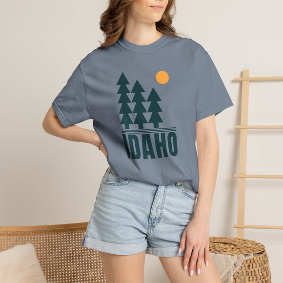 Idaho T Shirt, Comfort Colors Cotton 100% Cotton Trees Tee
