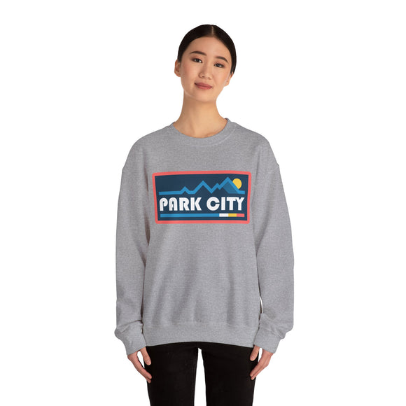 Park City, Utah Sweatshirt - Mountain Graphic Crewneck