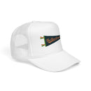 New River Gorge National Park Pennant Trucker Hat — Vintage Foam Mesh Cap-12
