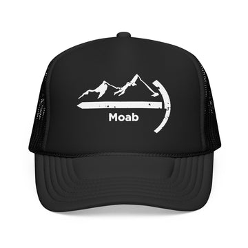 Moab, Utah Trucker Hat - Foam Boulder Cap