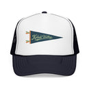 Kobuk Valley National Park Pennant Trucker Hat — Vintage Foam Mesh Cap-1