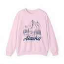 Alaska Sweatshirt - Mountain Illustration Graphic Crewneck-5