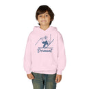 Vermont Youth Hoodie - Snow Ski Kids Vermont Hooded Sweatshirt-15