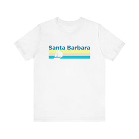 Santa Barbara, California T Shirt - Sailboat Graphic Tee