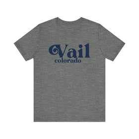 Vail, Colorado Graphic Tee, Casual T-Shirt, Vintage Style Shirt - 0