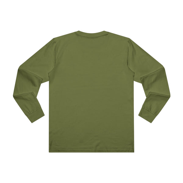 Denver, Colorado Mens Base Long-sleeve Tee - Retro Ombre Heavy Weight Long Sleeve T-shirt