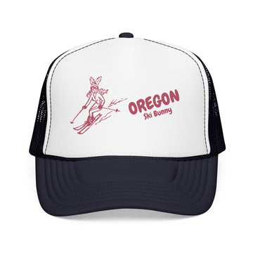 Buy navy-white-navy Oregon Ski Bunny Foam Trucker Hat