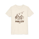 Park City, Utah Youth T-Shirt — Vintage Gondola Ski Mountain Tee-1