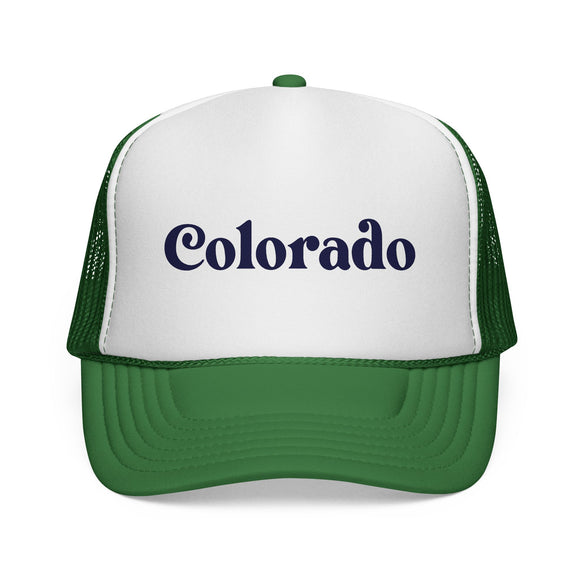 Colorado Retro Mountains Trucker Hat