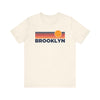 Brooklyn, New York T-Shirt Retro Sun Ombre Unisex Tee, Vintage New York Tee, Mountain Sun Brooklyn Tee, New York Souvenir Shirt