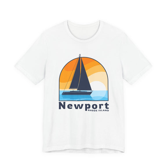 Newport, Rhode Island T Shirt - Sailboat Tee