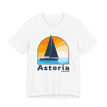 Astoria, Oregon T Shirt - Sailboat Tee