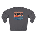 Premium Utah Mountain Graphic Sweatshirt-2