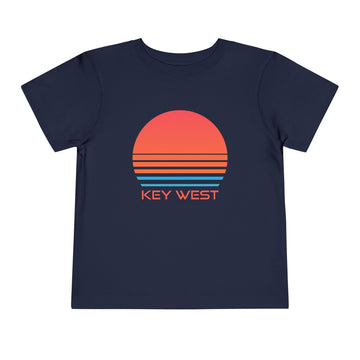 Key West, Florida Toddler T-Shirt - Retro 80s Toddler Key West Shirt