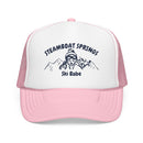 Steamboat Springs, Colorado Ski Babe Trucker Hat — Foam Mesh Cap-1