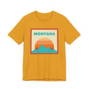 Retro Montana T-Shirt, Mountain Sun Tee, Unisex Graphic Shirt, Vintage Montana Top, Outdoor Adventure Clothing-23