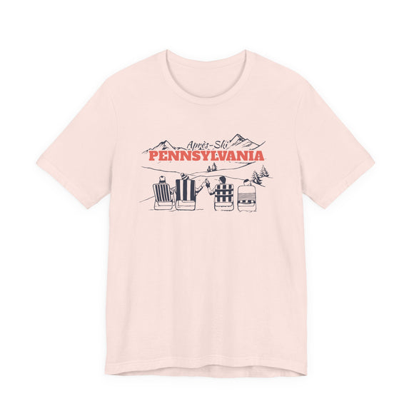 Pennsylvania Après-ski T-Shirt - Vintage Mountain Graphic Tee