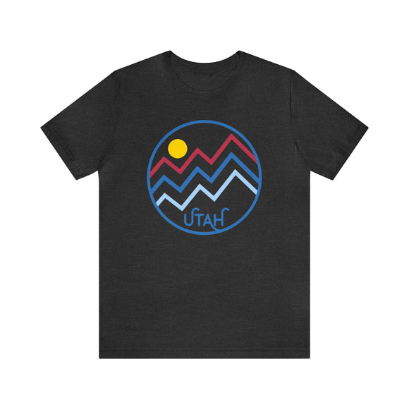 Utah T-Shirt - Retro Mountain Unisex Utah Shirt