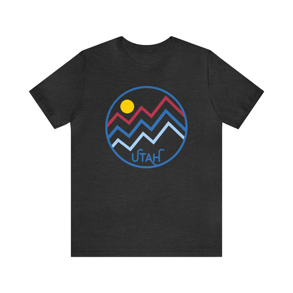 Utah T-Shirt - Retro Mountain Unisex Utah Shirt