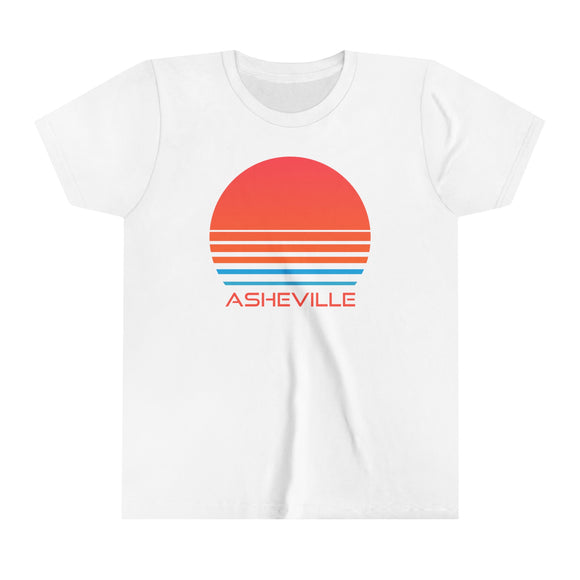 Asheville, North Carolina Youth Shirt - Retro 80s Asheville Kid's T-Shirt