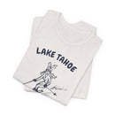 Lake Tahoe, California Ski Bunny T‑Shirt — Retro Skiing Graphic Tee-8