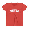 Asheville, North Carolina Youth Graphic Tee - Kids Asheville T Shirt