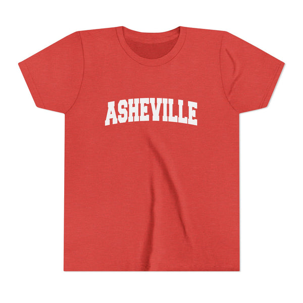 Asheville, North Carolina Youth Graphic Tee - Kids Asheville T Shirt
