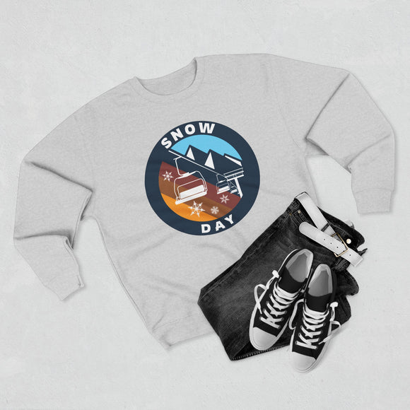 Premium Park City, Snow Day Mountain Ski Lift Sweatshirt