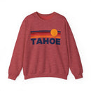 Lake Tahoe, California Sweatshirt Retro Sun Unisex - Lake Tahoe Vintage Inspired Warm Pullover Jumper-6