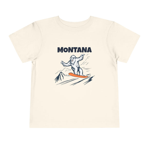 Montana Yeti Snowboard Toddler Tee