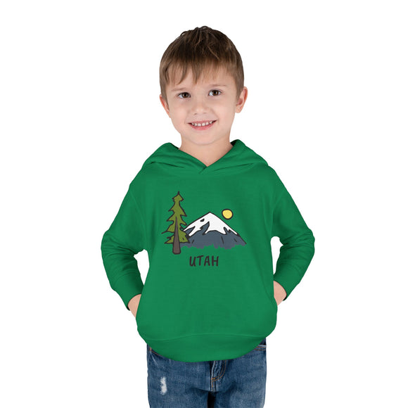 Utah Toddler Hoodie - Unisex Mountain Utah Toddler Sweatshirt