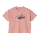 New Smyrna Beach, Florida Surfer Girl Tee | 100% Cotton Women's Boxy Tee-2