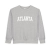 Atlanta Toddler Sweatshirt - Atlanta Toddler Crewneck Sweatshirt